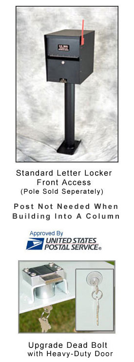 Locking Letter Locker<BR>Front Access